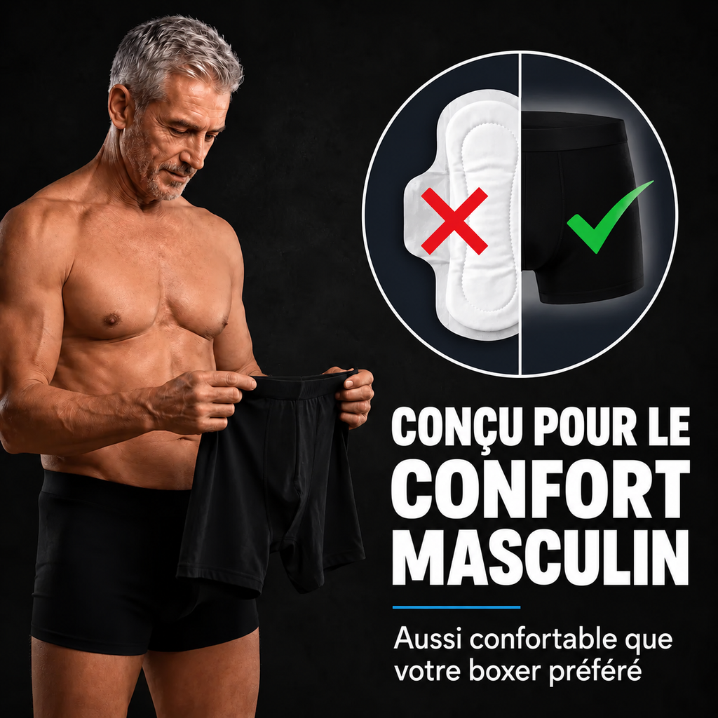 Staydries – Boxers d'incontinence ultra-absorbants