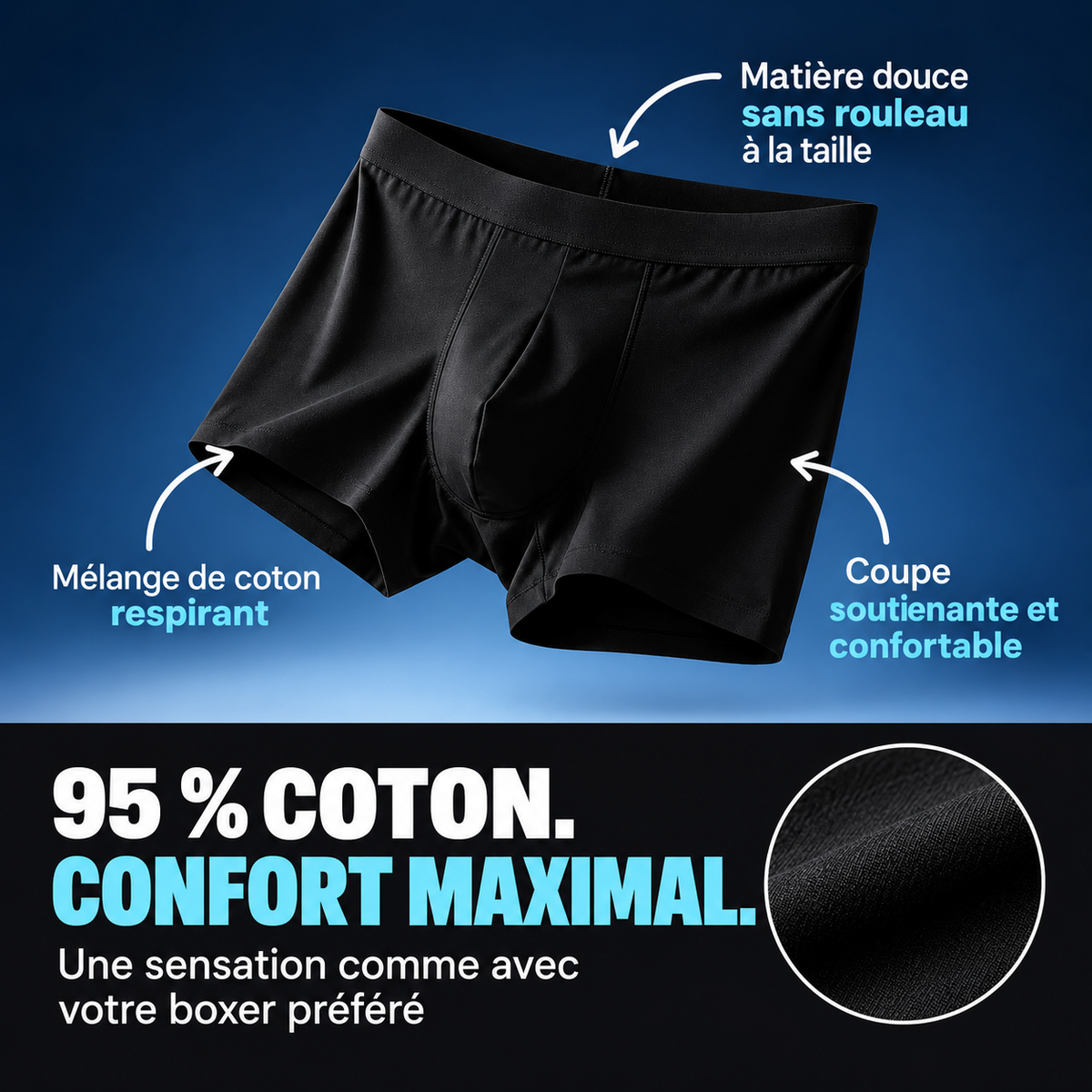 Staydries – Boxers d'incontinence ultra-absorbants