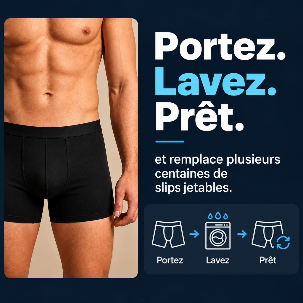 Staydries – Boxers d'incontinence ultra-absorbants